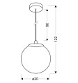LAMPAMI - lampa do pokoju szkic
