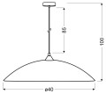 LAMPAMI - lampa do pokoju szkic