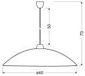 LAMPAMI - lampa do pokoju szkic