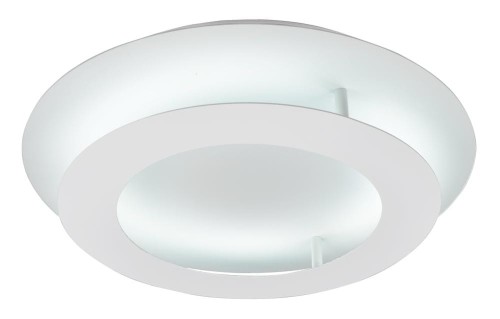LAMPAMI - okrągły plafon nowoczesny, lampa sufitowa biała, lampa sufitowa do kuchni, lampa na korytarz