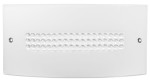 Biały plafon z kryształkami FUZO 40X18 2X60W E27