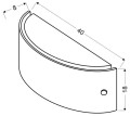 LAMPAMI - lampa na korytarz szkic