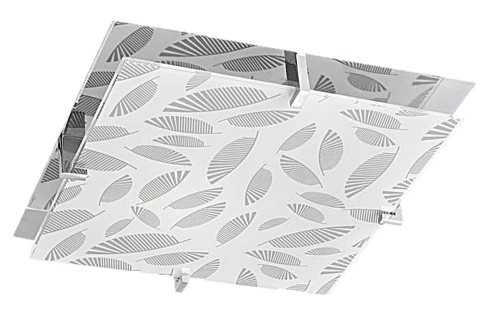 LAMPAMI - kwadratowy plafon, lampa sufitowa, lampa sufitowa do kuchni, lampa na korytarz