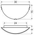LAMPAMI - lampa korytarz szkic