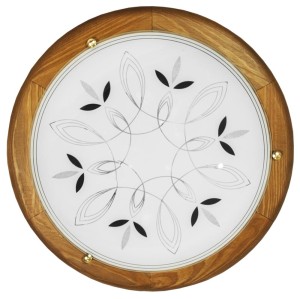 Plafon sufitowy drewno 40 2xE27 60W RUSTICA DĄB