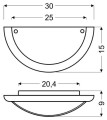 LAMPAMI - lampa korytarz szkic