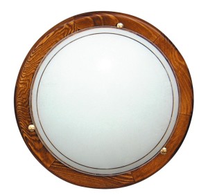 Plafon sufitowy drewno 40 2xE27 60W STANDARD DĄB