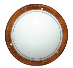 Plafon sufitowy drewno 30 1xE27 60W STANDARD DĄB