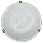 Klasyczna lampa sufitowa plafon biały 30 1xE27 60W DUNA MO