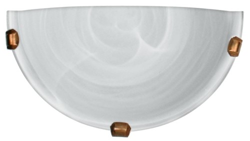 LAMPAMI - lampa korytarz, kinkiet biały, lampa na ścianę biała