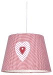 Lampa dziecięca wisząca różowa 1xE27 60W SWEET