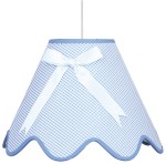 Lampa dziecięca wisząca niebieska 1xE27 60W LOLA