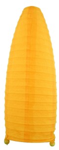 Lampka stojąca żółta abażur papierowy 1XE14 40W PAPIRUS
