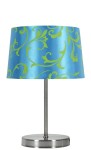 Niebieska lampka stojąca 1xE14 40W AROSA