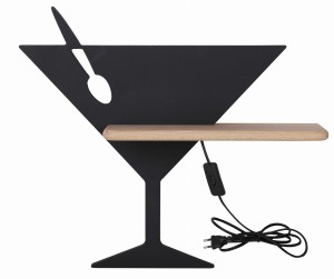 Lampa dziecięca kinkiet czarny 4000K 4W LED PICCOLO KIDS z przewodem