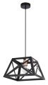 LAMPAMI - lampa wisząca nowoczesna, czarna lampa wisząca, lampa korytarz, lampa loftowa, żyrandol loftowy