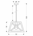 LAMPAMI - lampa wisząca szkic