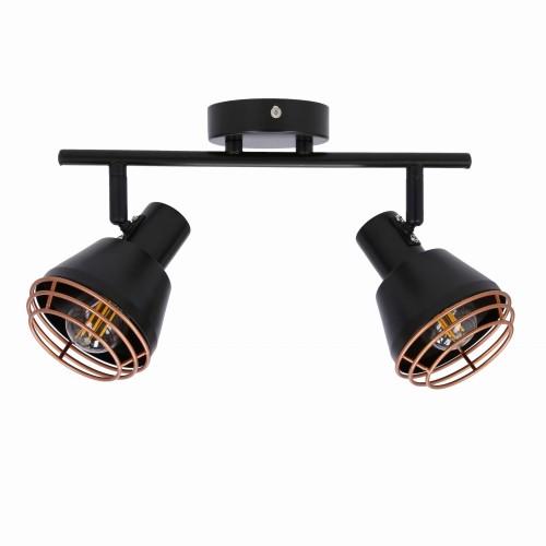 LAMPAMI - lampa sufitowa nowoczesna, czarna lampa sufitowa, lampa korytarz, lampa do przedpokoju