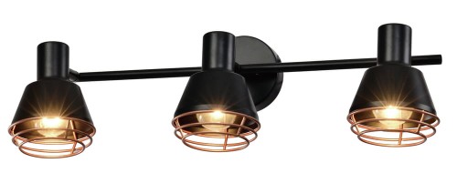 LAMPAMI - lampa sufitowa nowoczesna, czarna lampa sufitowa, lampa korytarz, lampa do przedpokoju
