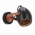 LAMPAMI - lampa ścienna nowoczesna, czarna lampa ścienna, lampa korytarz, lampa do przedpokoju