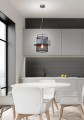LAMPAMI- lampa wisząca nowoczesna, żyrandol czarny, lampa nad stół