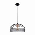 LAMPAMI - lampa nad wyspę, żyrandol loftowy nowoczesny, czarna lampa do salonu