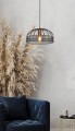 LAMPAMI - lampa nad wyspę, żyrandol loftowy nowoczesny, czarna lampa do salonu