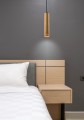 LAMPAMI - lampa nad wyspę, tuby wiszące, lampa wisząca tuba drewniana, drewniana lampa wisząca