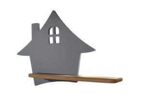 Lampa dziecięca kinkiet szary 4000K 4W LED HOUSE KIDS