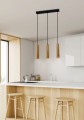 LAMPAMI - tuby sufitowe drewniane, lampa wisząca drewniana, lampa nad stół, lampa do jadalni