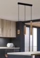LAMPAMI - tuby sufitowe drewniane, lampa wisząca drewniana, lampa nad stół, lampa do jadalni