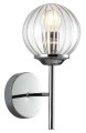 LAMPAMI - kinkiet srebrny, lampa ścienna, lampa do salonu, lampy szklane kule nowoczesne