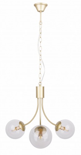 LAMPAMI - klosze białe kule, lampa sufitowa złota, lampa do salonu, lampy szklane kule nowoczesne