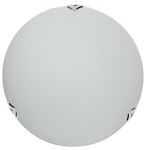 Biały plafon klasyczny okrągły 30 cm  SARA