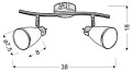 LAMPAMI - lampa sufitowa szkic