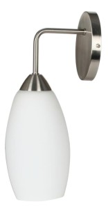 Klasyczny kinkiet ścienny 1xE27 60W MODUS NIKIEL MAT