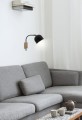 LAMPAMI - lampa ścienna czarna, kinkiet przedpokój, kinkiet nowoczesny czarny, czarny kinkiet