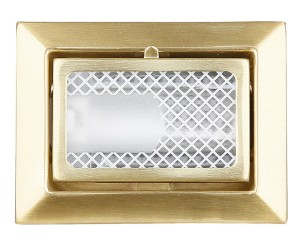 Prostokątna oprawa schodowa złota MS-06 SG G4 SATYNA