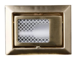 Prostokątna oprawa schodowa złota MS-07 SG G4 SATYNA 