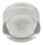 Oprawa sufitowa okrągła stała SAK-01 AL/TR  3W LED 230V SZKŁO AKRYLOWE TRANSP