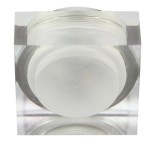 Oprawa sufitowa kwadratowa stała SAK-02 AL/TR  3W LED 230V SZKŁO AKRYLOWE TRA