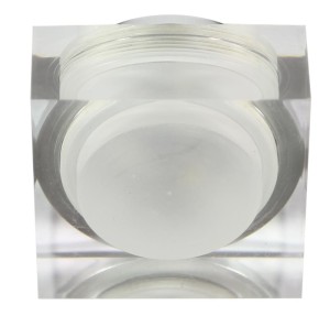 Oprawa sufitowa kwadratowa stała SAK-02 AL/TR  3W LED 230V SZKŁO AKRYLOWE TRA