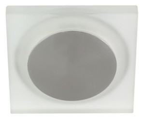 Oprawa sufitowa kwadratowa stała SS-29 AL/FR 1W LED 230V szkło mrożone