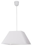 Biała lampa sufitowa wisząca mała 1xE27 60W ROBIN