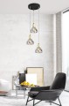 LAMPAMI - lampa wisząca nad stół, lampa nad stół, żyrandol do salonu, czarna lampa wisząca nowoczesna