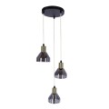LAMPAMI - lampa wisząca nad stół, lampa nad stół, żyrandol do salonu, czarna lampa wisząca nowoczesna