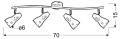 LAMPAMI - lampa  listwa szkic