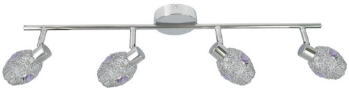 LAMPAMI - lampa listwa srebrna, lampa sufitowa srebrna, lampa kuchenna