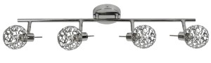 Srebrna lampa sufitowa listwa 4xG9 40W PUZZLE CHROM