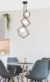 LAMPAMI - lampa nowoczesna wisząca, lampa wisząca nad stół, żyrandol do salonu, lampa do salonu